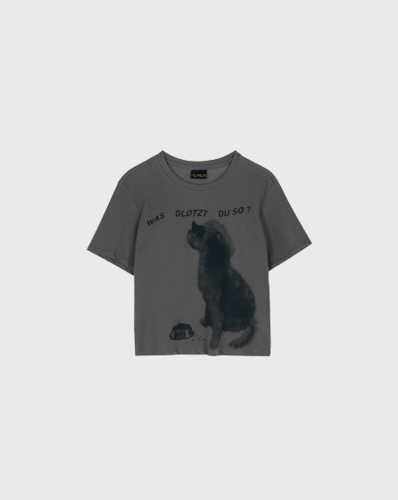 cool doggy t-shirt - grey