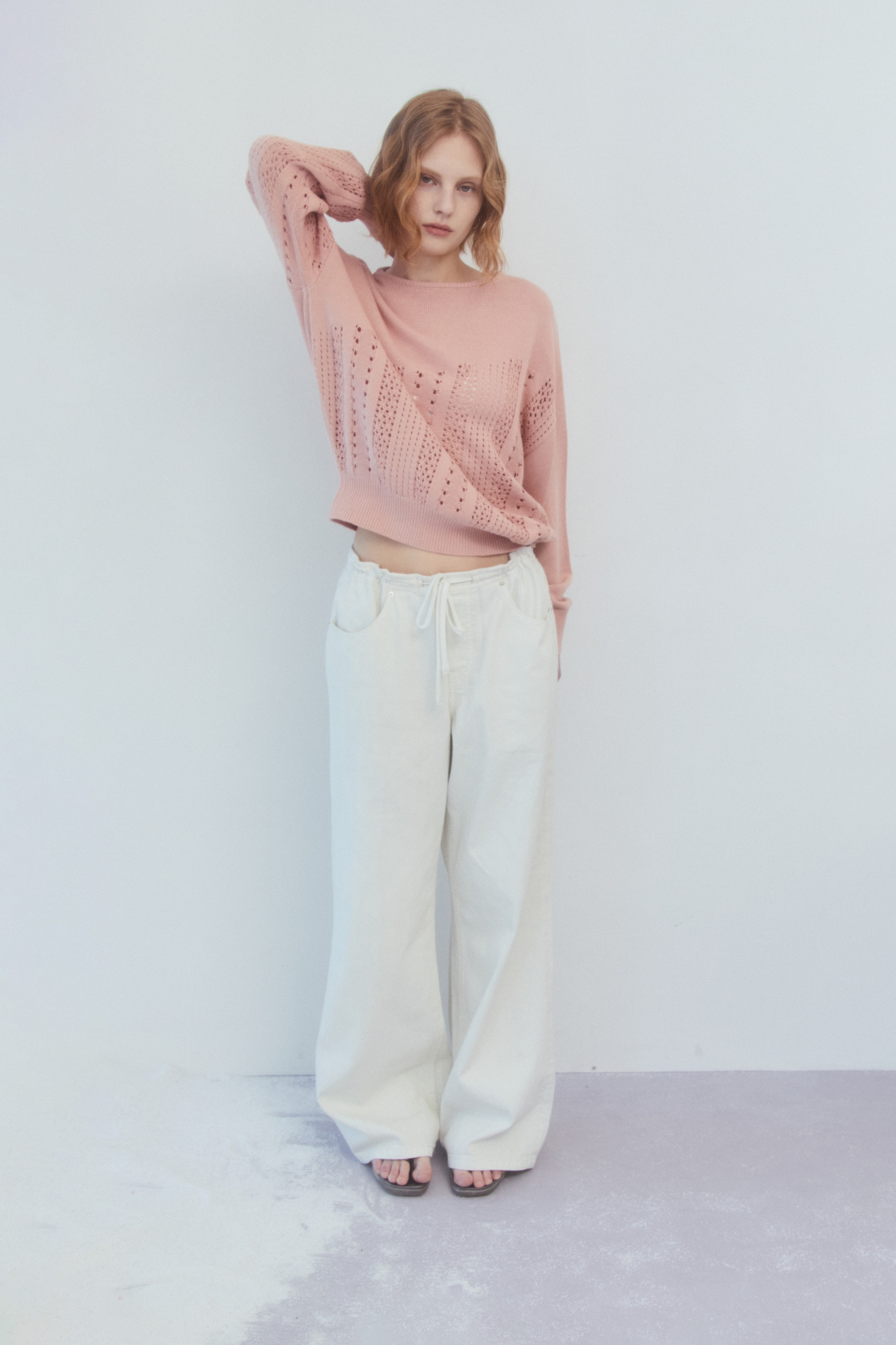 jeans string pants - white (3/17 발송 예정)
